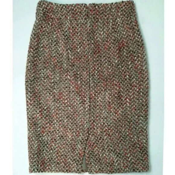J.Crew blushed tweed pencil skirt sz.4 - Picture 3 of 7